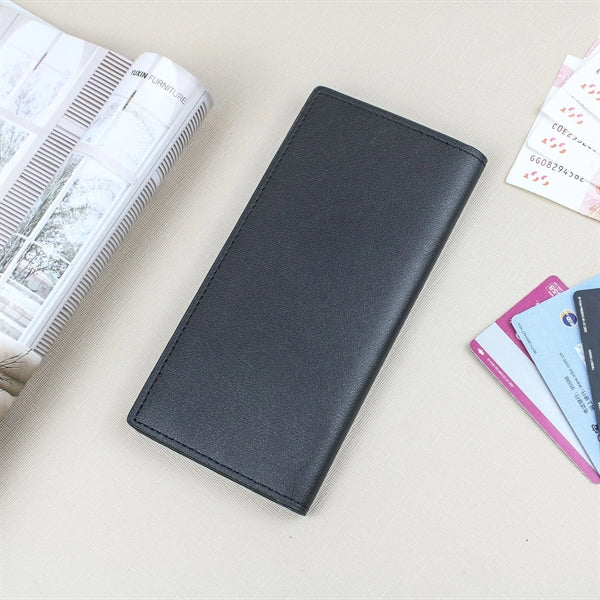 Long PU Men Business Wallet