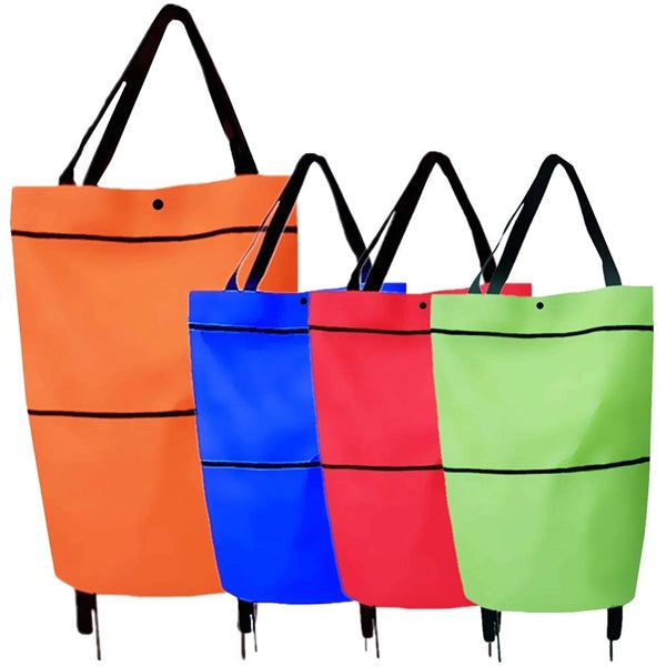 Folding Shopping Bag With Wheels