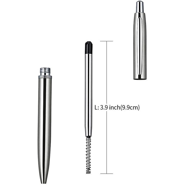 Retractable Metal Ballpoint Pens