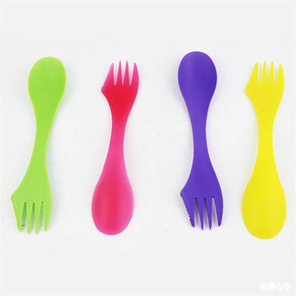 3 in 1 Multi-functional Plastic Sporks