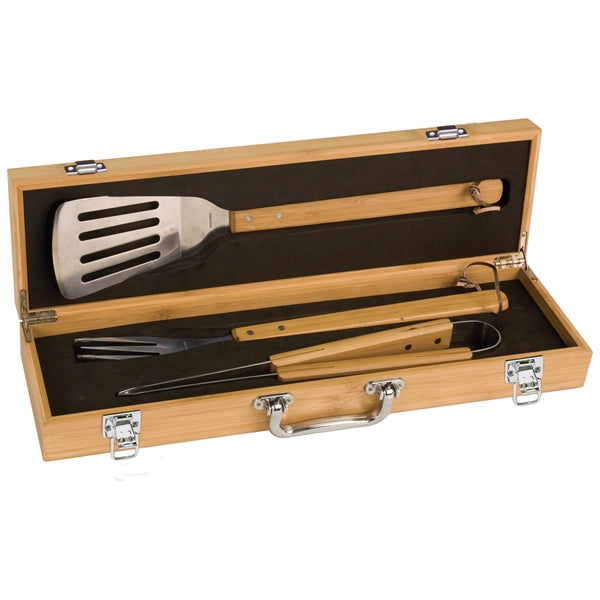 Ally Bamboo BBQ Set