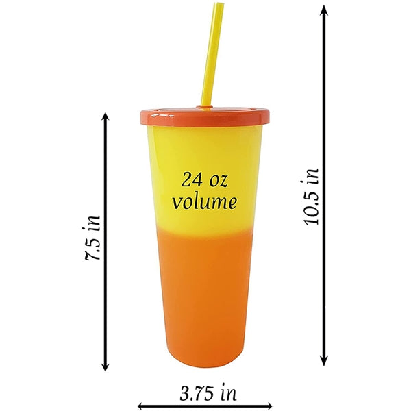 24oz Instant Color Changing Cups