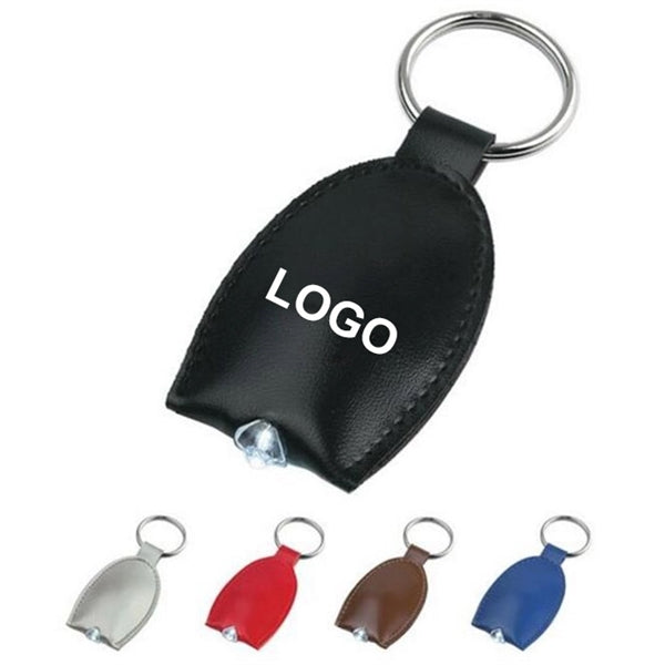 Leather LED Key chain for Mother's Day
