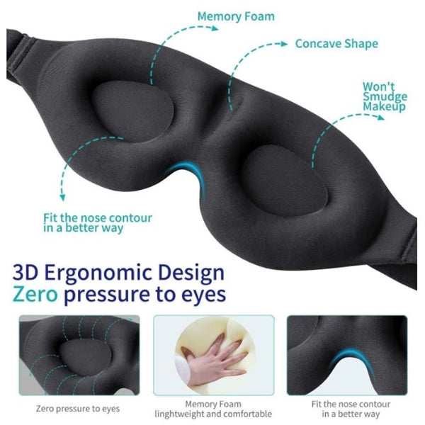 Memory Cotton 3D Stereo Sleep Eye Mask