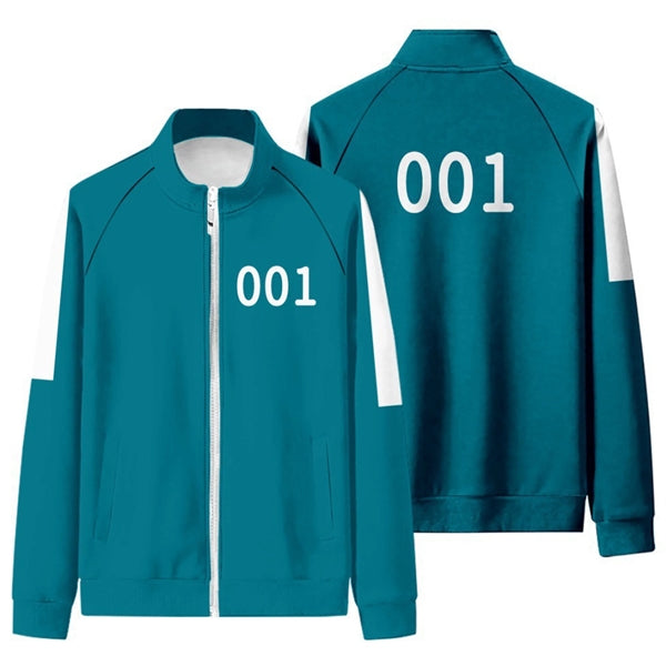 Game Sportswear Stand Collar Zipper Hoodie