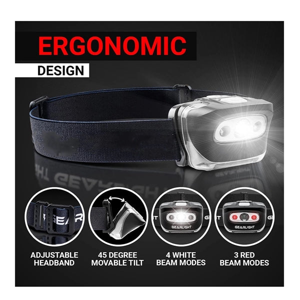 Adjustable Outdoor Flashlight Headlamps