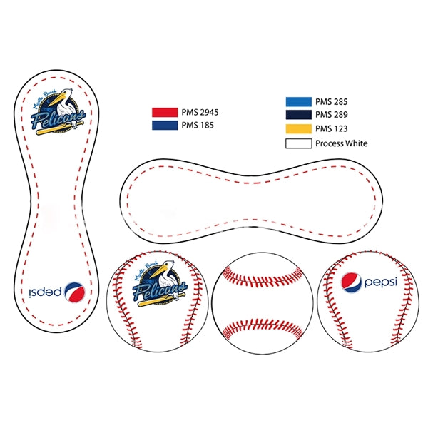 Customize Sports Baseball With Logo