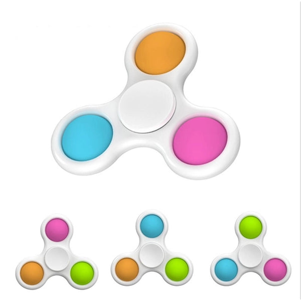 Fidget Spinner with Bubble Stress Reliever