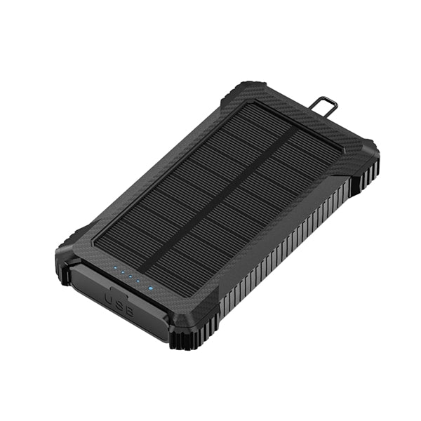 Outdoor Sport Solar Power Bank 10000mAh With LED Light
