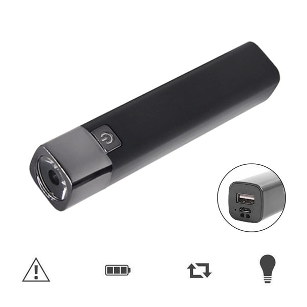 LED Flashlight w/ Power Bank