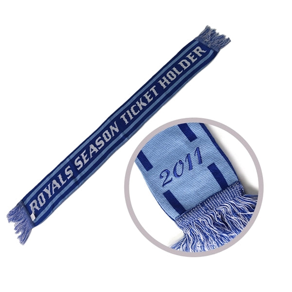 Double-layered Knitted Acrylic Scarf with Tassel