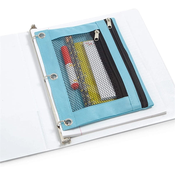 3 Ring Binder Bag w/Zipper