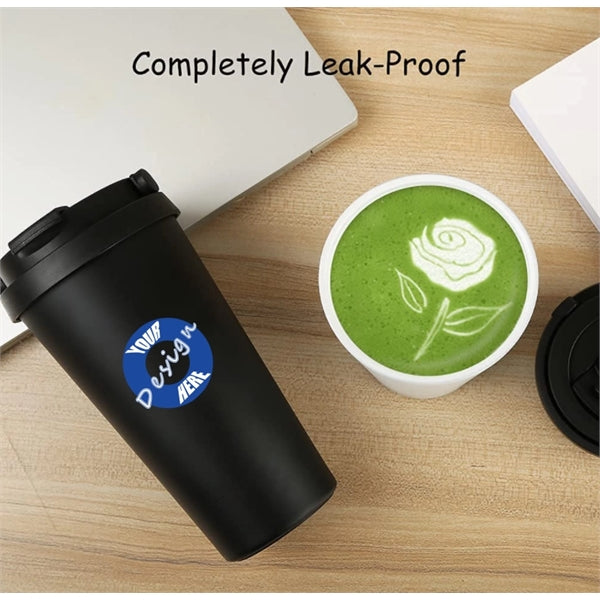 Steel Wine Tea Tumbler with Lid and Handle