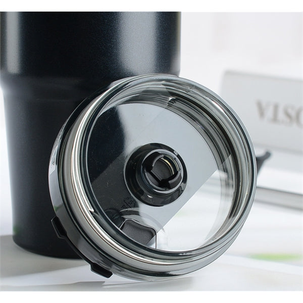 Stainless Steeldouble-walled vacuum insulation mug.