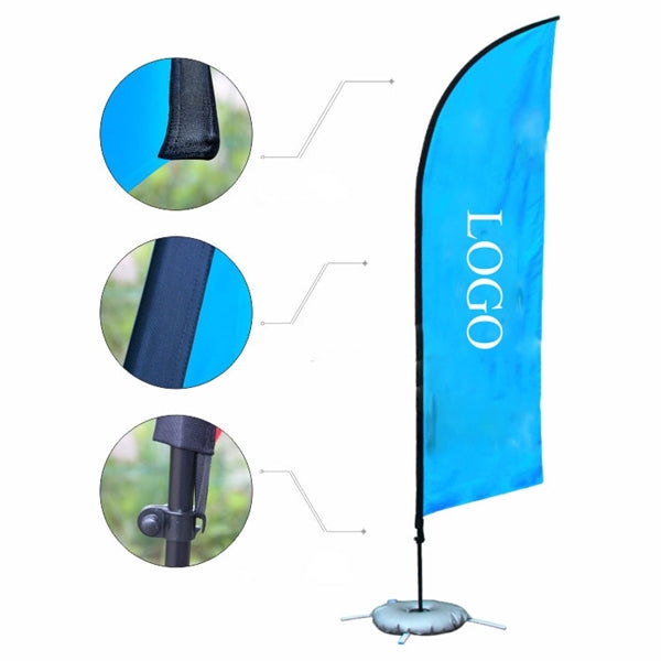 9ft Double Sided Feather Flag