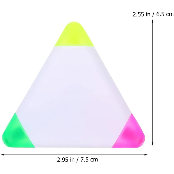3 in1 Triangle Highlighter Pen