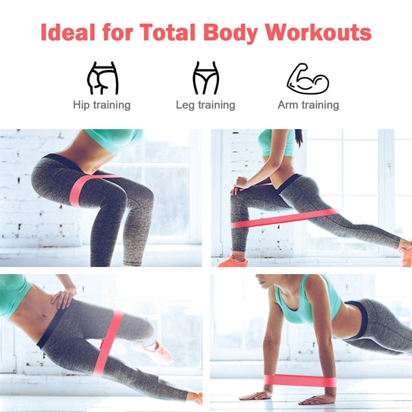 5Pcs TPE Yoga Resistance Band Set