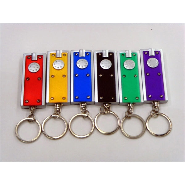 Slim LED Flashlight w/ Key Chain