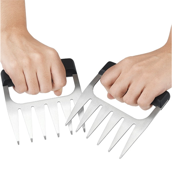 Wood Handle Meat Claws For BBQ