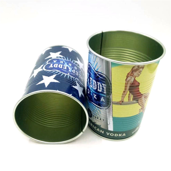 Serve cocktail Tin can Cup 20oz
