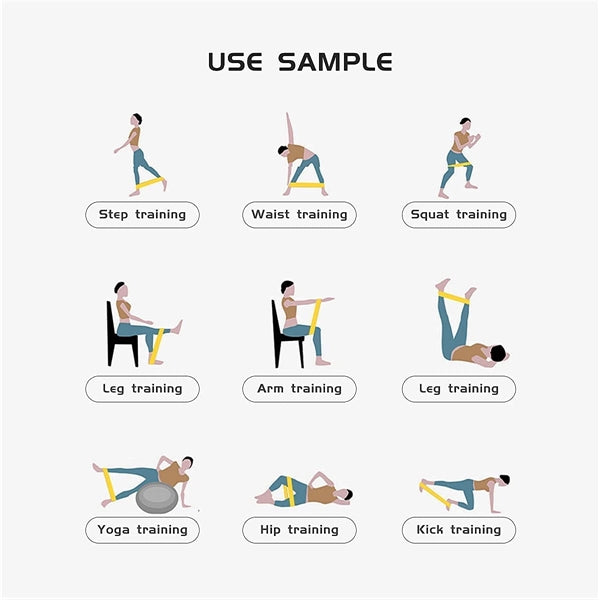 Resistance Loop Exercise Band Set