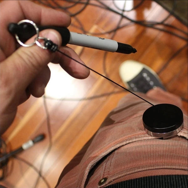 Retractable Badge Reel Pen Holder Anti Lost Rope Keychain
