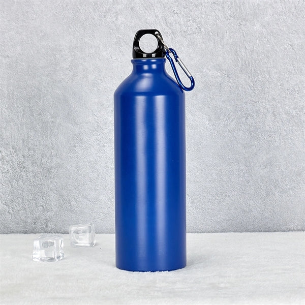 750 Ml (25 Oz.) Aluminum Water Bottle with Carabineer