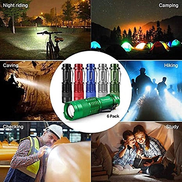 Adjustable Focus Zoomable Flashlight