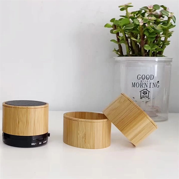 Small Audio Portable Wooden Wireless Bluetooth Speaker