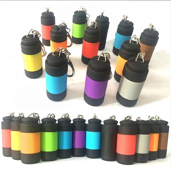 Mini USB Flashlight Keychain