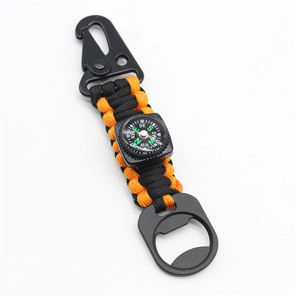Survival Tactical Bracelets Paracord Keychain