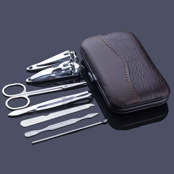 7-in-1 Travel Nail Clipper Tools Mainicure Set
