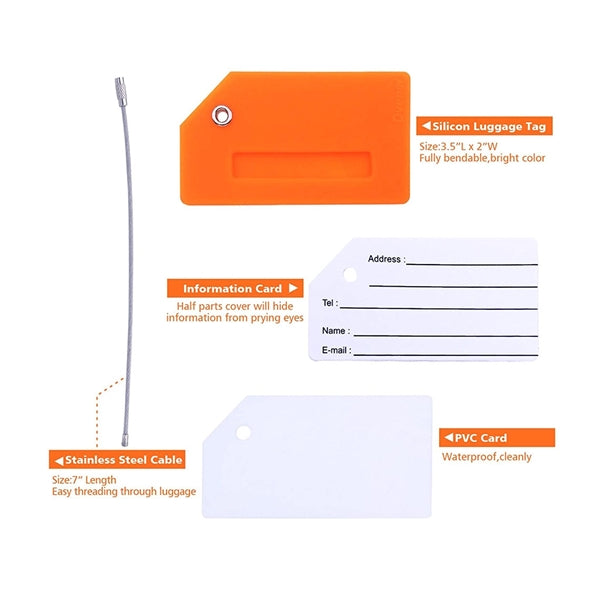 Silicone Luggage Tag