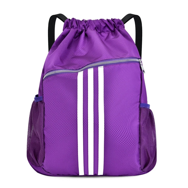 Premium Swimming Drawstring Backpack with bottle holderhold