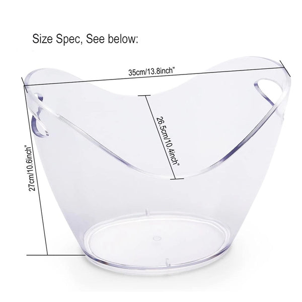 Acrylic Ice Bucket 8-Liter