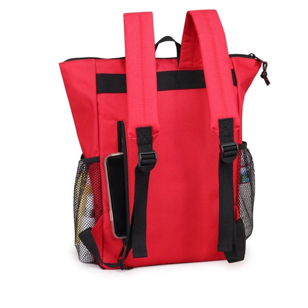 Wide Open Poly Computer Backpack
