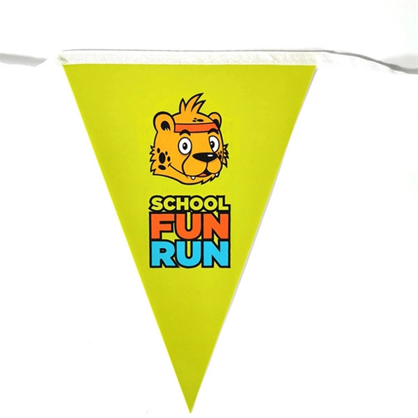 Outdoor Custom Full Color Imprinting PVC Bunting Flags