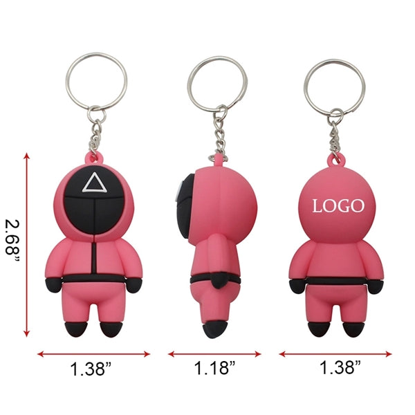 Masked Man Game Figure Doll Cosplay Keychian