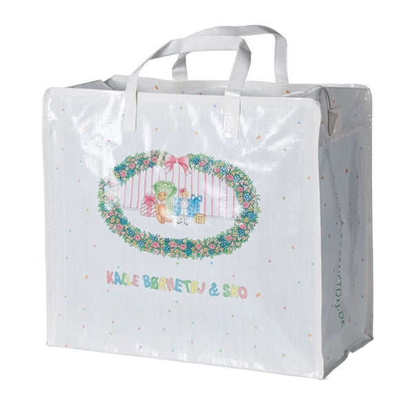 Gift Grocery Bag PP Laminated Shopping Tote with Zipper