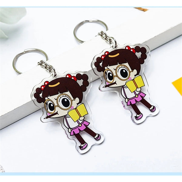 Full Color Round Circle Acrylic Keychain