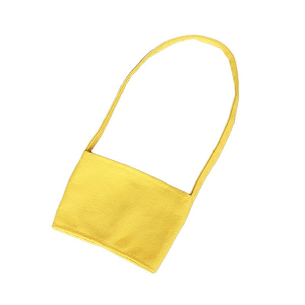 Portable milk tea cup canvas tote bag handle
