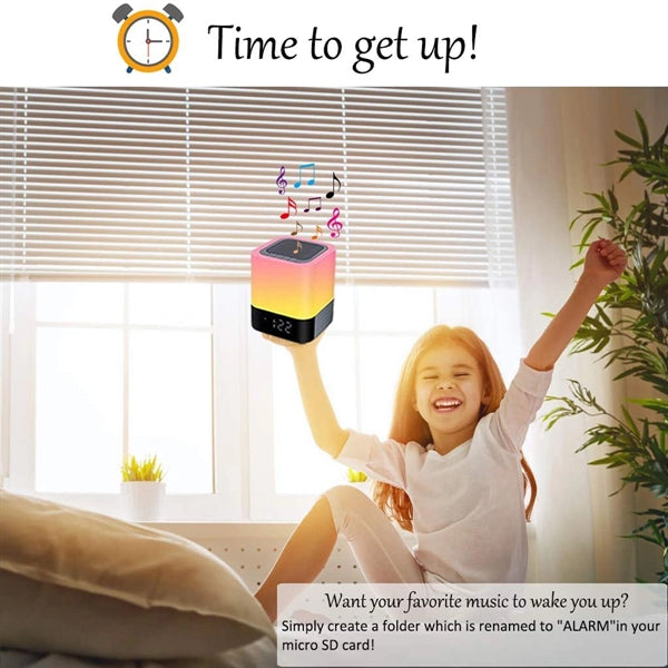 Alarm Clock Bluetooth Speaker