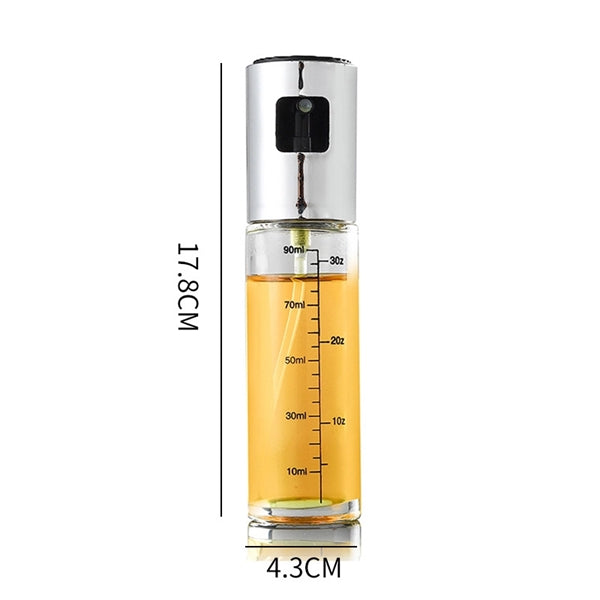 Push Type Glass Oil Spray Bottle