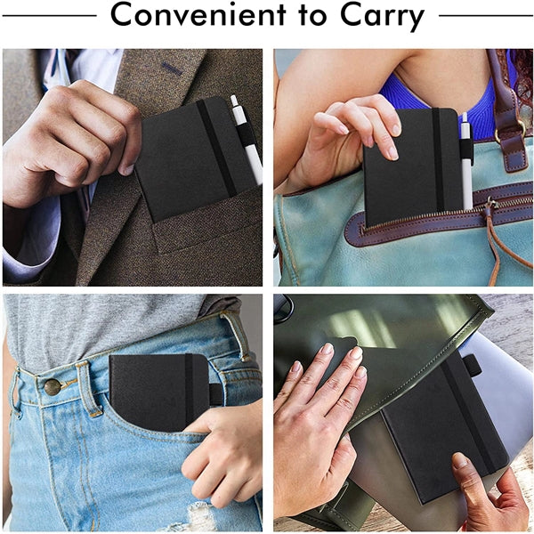 Pocket Notebook Journals with Pen