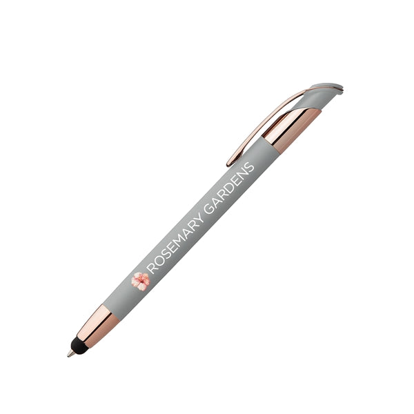 Veneto Softy Rose Gold Metal Pen (Full Color Imprint)