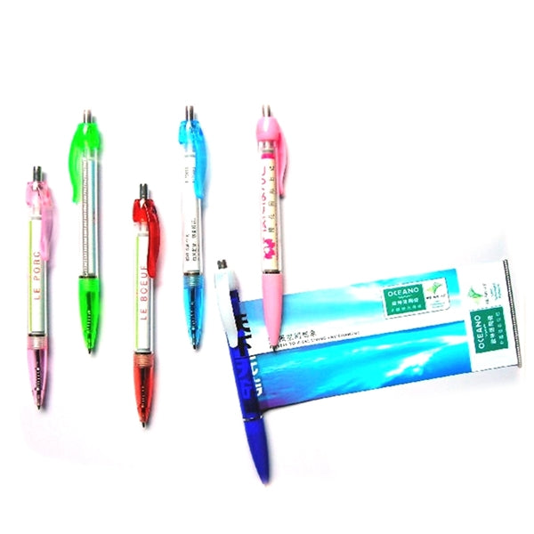 Banner Pen W/Transparent Barrel