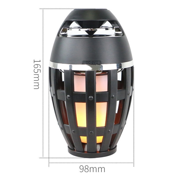 LED Blue tooth Speaker with Flame Effect Light