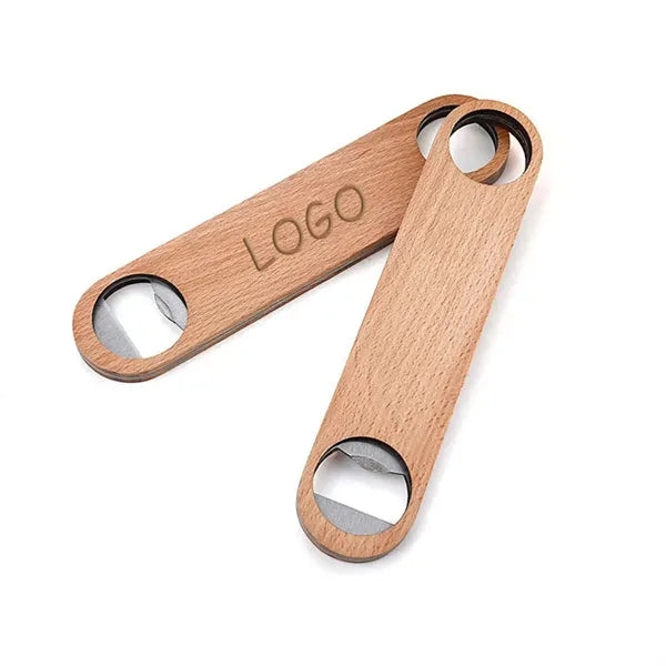 Large Wood Bottle Opener