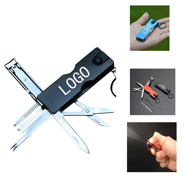 9 in 1 Nail beauty clippers LED light