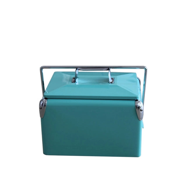 Portable Beverage Metal Cooler With Bottle Opener